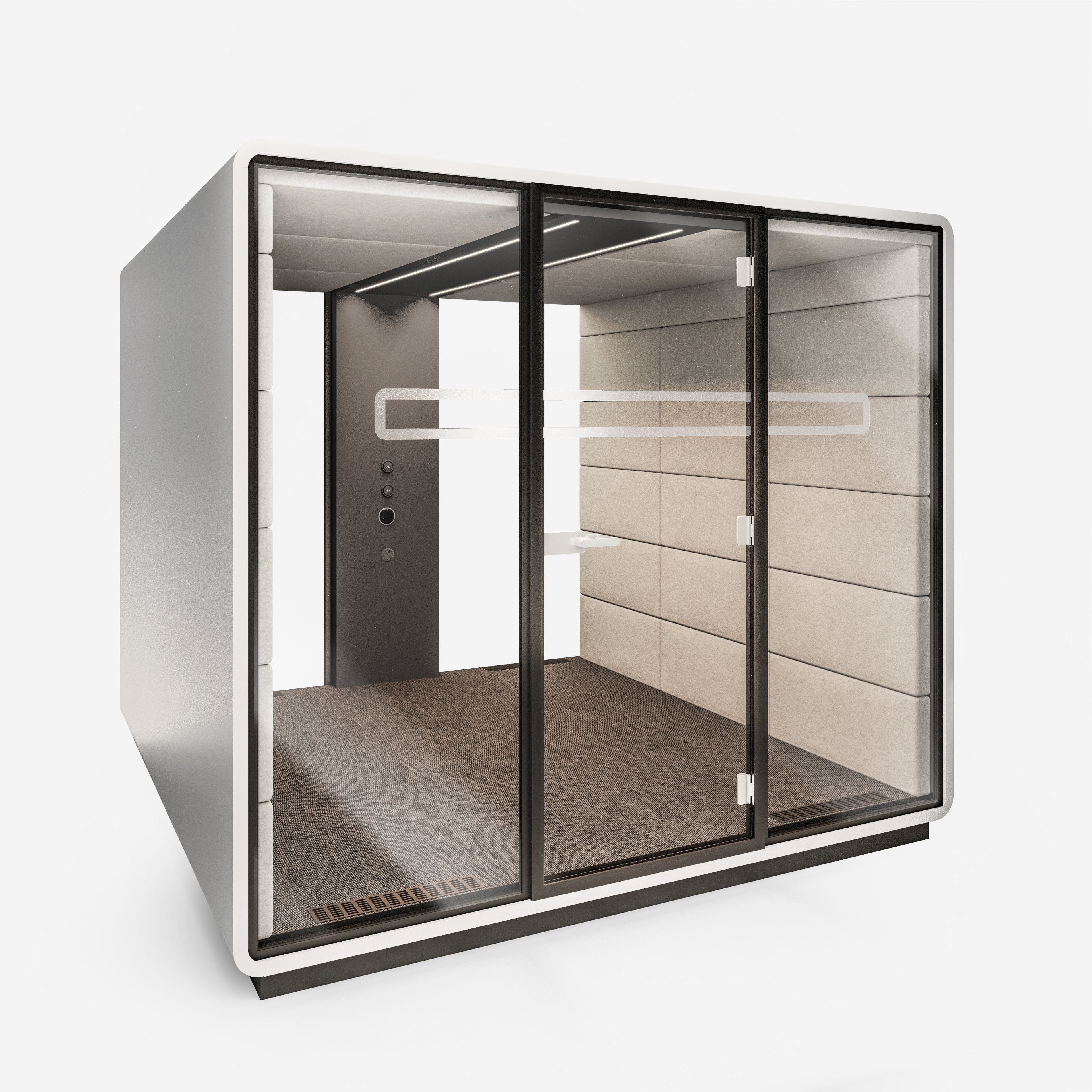 Многосторонняя акустическая офисная кабина со встроенным освещением Mikomax Smart Office Hushoffice ARCH-00059090 - Вид №25