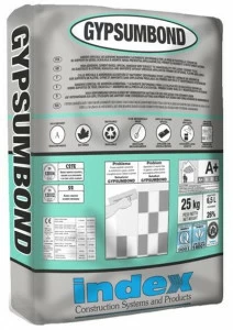INDEX Специальный клей для гипсовых оснований
