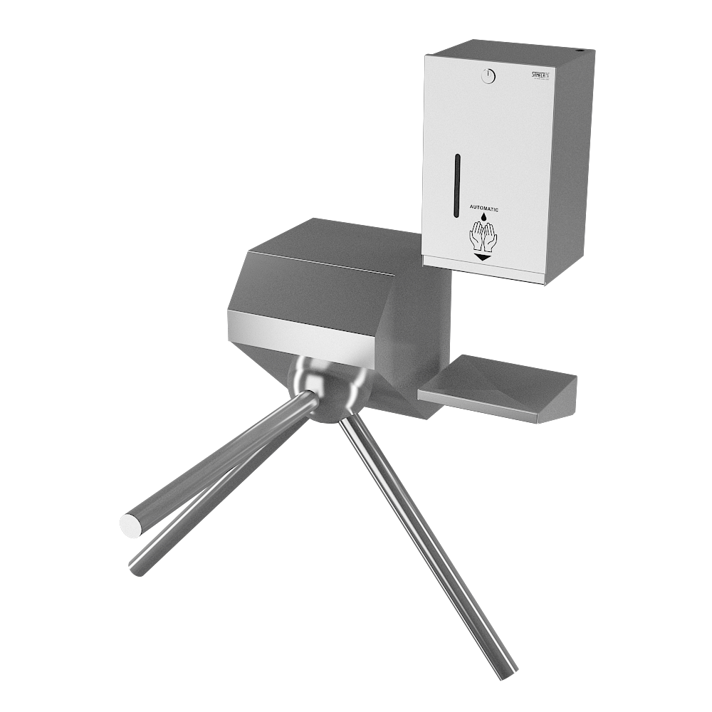 38020 Турникет с дозатором дезинфекции SLZN 59E, 230 В/ 50Гц SANELA 