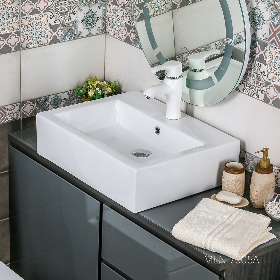 Накладная раковина melana mln-7005a 7005A-805 - Вид №3