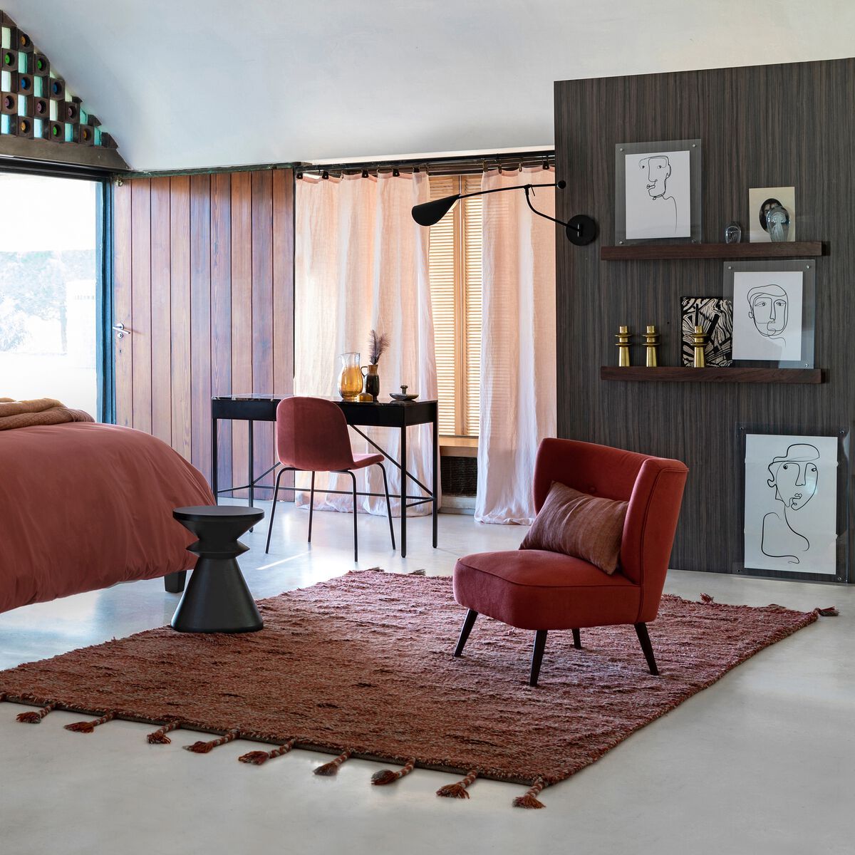 Регулируемая металлическая настенная лампа AMPM Funambule ARCH-00139121 - Вид №4