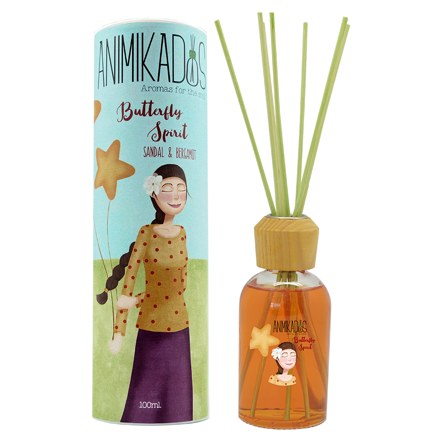 MK100NSAMGB Диффузор ароматический , animikados, butterfly spirit, 100 мл Ambientair 