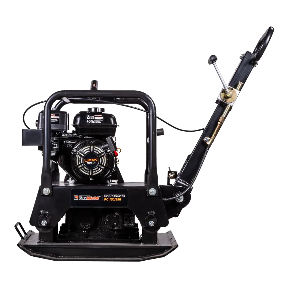 Виброплита бензиновая Foxweld PC 150/35R двигатель Lifan, 4800 Вт, 702x497 мм STLM-2129549 - Вид №5
