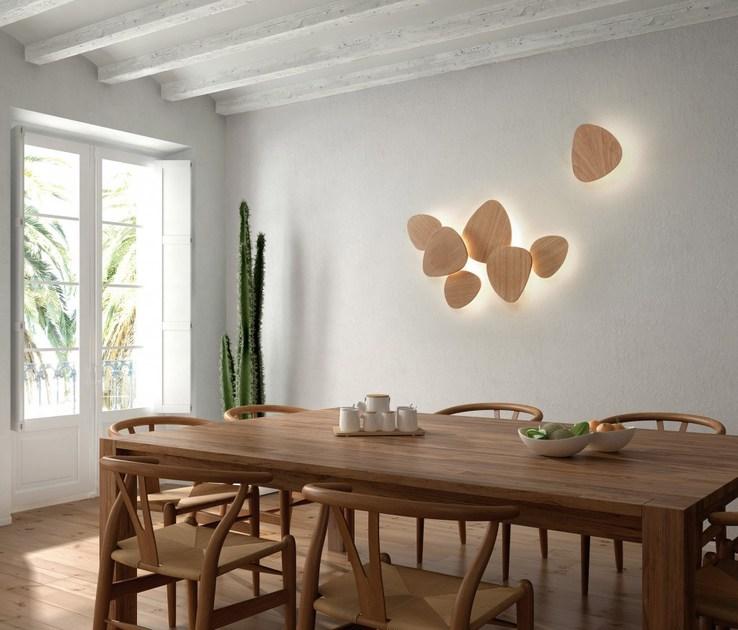 BOVER Светодиодный настенный светильник из бука Tria sun-id-1475850 - Вид №3