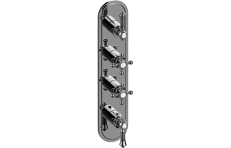 E-8088-ALM15C2-T Планка M-Series с 4 ручками - Внешняя часть GRAFF Adley
