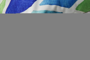 2000983191779 Подушка Andree 45x45 сине-зеленый LINIE DESIGN