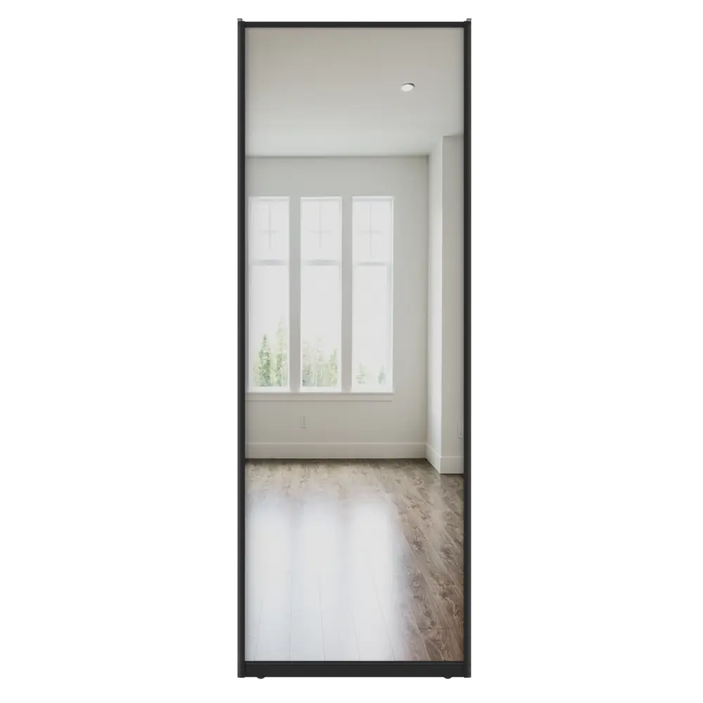 Дверь-купе KONSENSA 225.5x80.4 см с зеркалом профиль черный STLM-2117793 - Вид №1