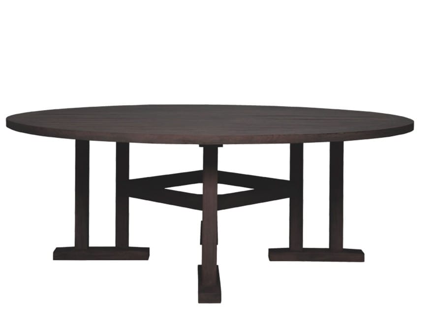 Круглый обеденный стол из тикового дерева JANUS et Cie Беседка ARCH-00081654 - Вид №13