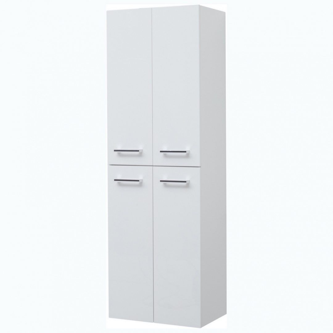 Пенал 50, 4 дверки, стекл. Полки DREJA 770301W - Вид №3