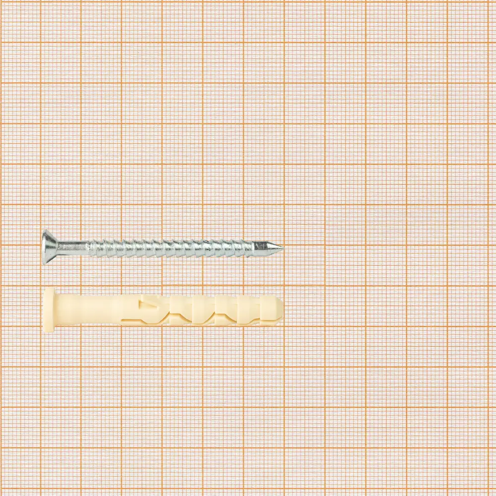 Дюбель-гвоздь Европартнер с цилиндрической манжетой 8×60 мм для бетона и кирпича 89383265 STLM-1535600 - Вид №5