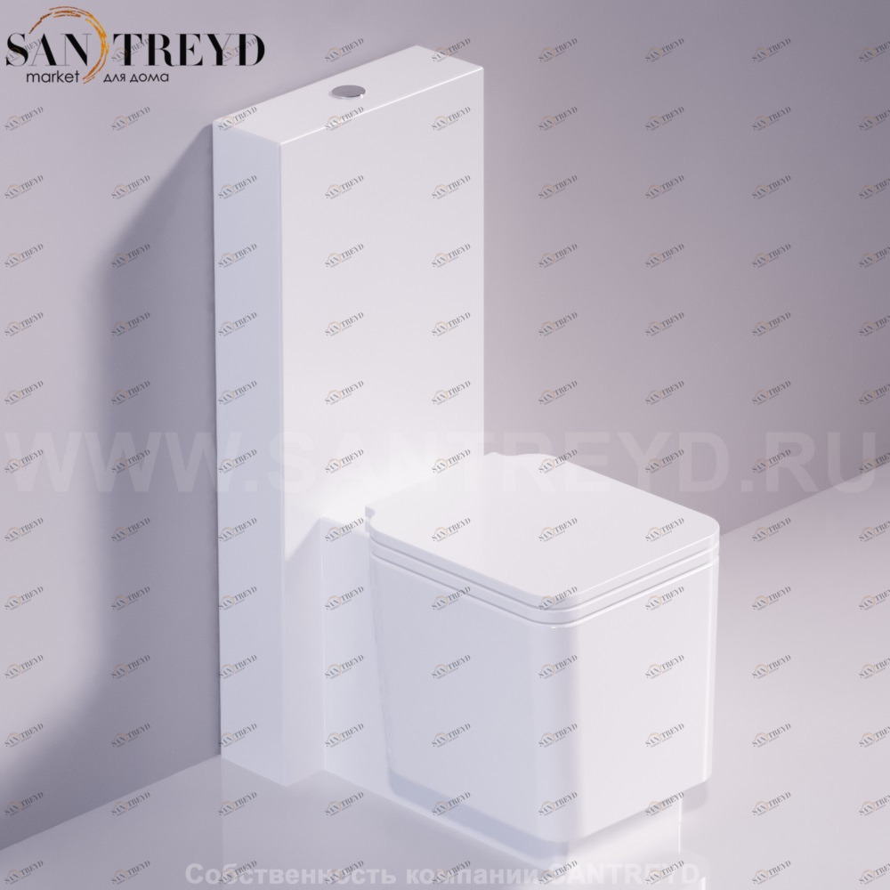 FL61BIANCO Компакт унитаз с бачком Белый Simas Flow Италия