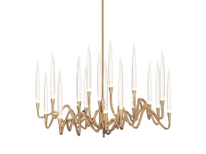 Латунная светодиодная люстра