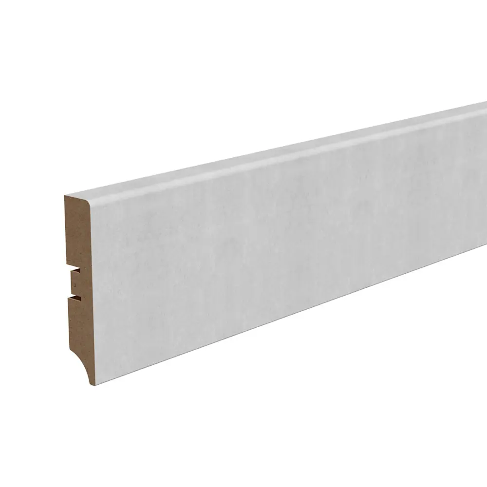 Плинтус напольный КП-202-80 МДФ 16 мм 2.05 м цвет лофт светлый КРОНОПРОФИЛЬ STLM-2174816