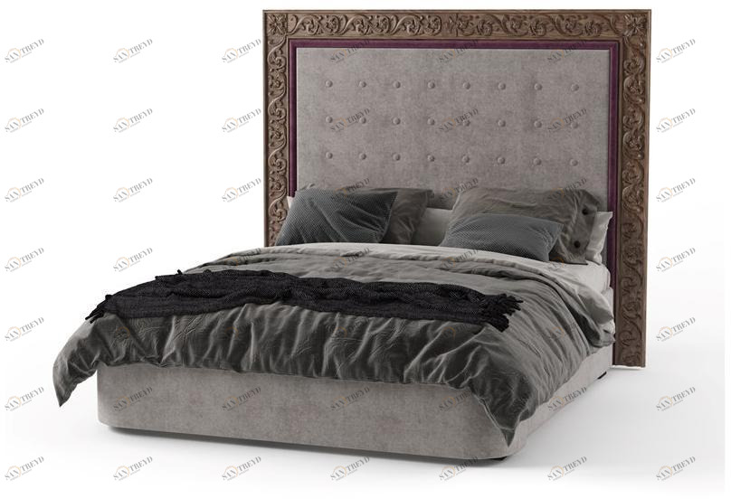 DWFI Высокое изголовье из алькантары® для двуспальной кровати  00002427 