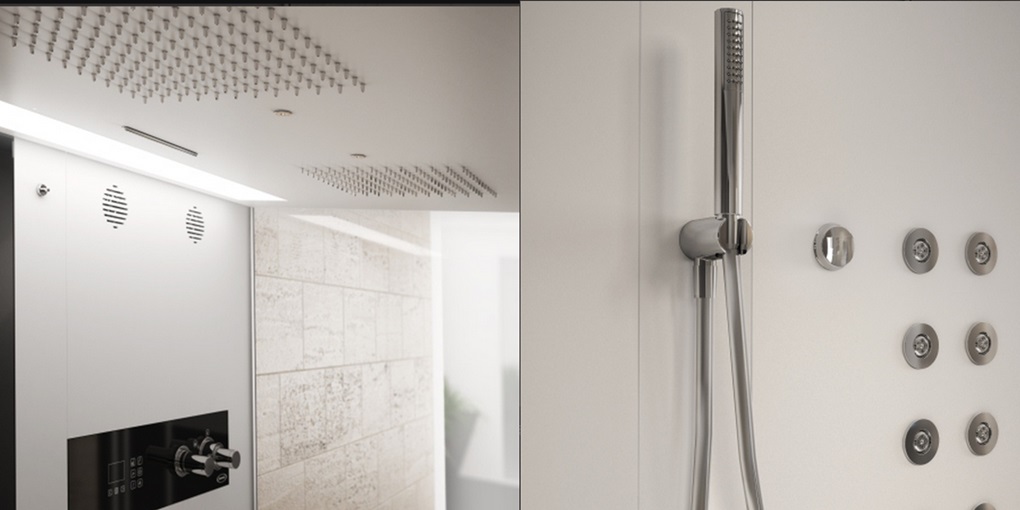 Душевая кабина угловая Frame 120 TOP 9448-25619 Jacuzzi 944825619 - Вид №1