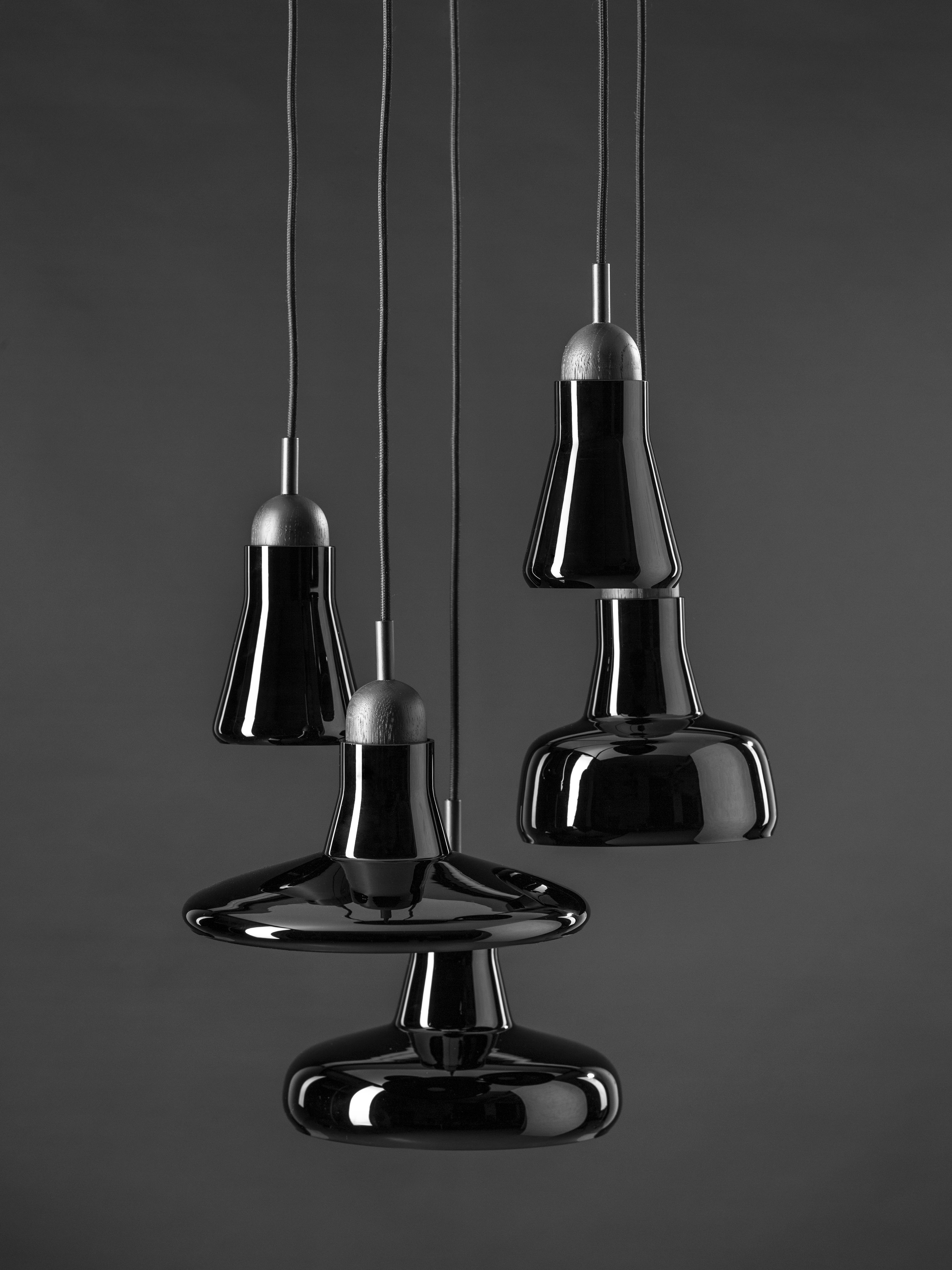 Подвесной светильник из дутого стекла с регулируемой яркостью BROKIS Тени ARCH-00150384 - Вид №42