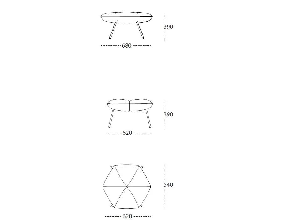 Мягкая подставка для ног Ronda Design Mantra ARCH-00077987 - Вид №2