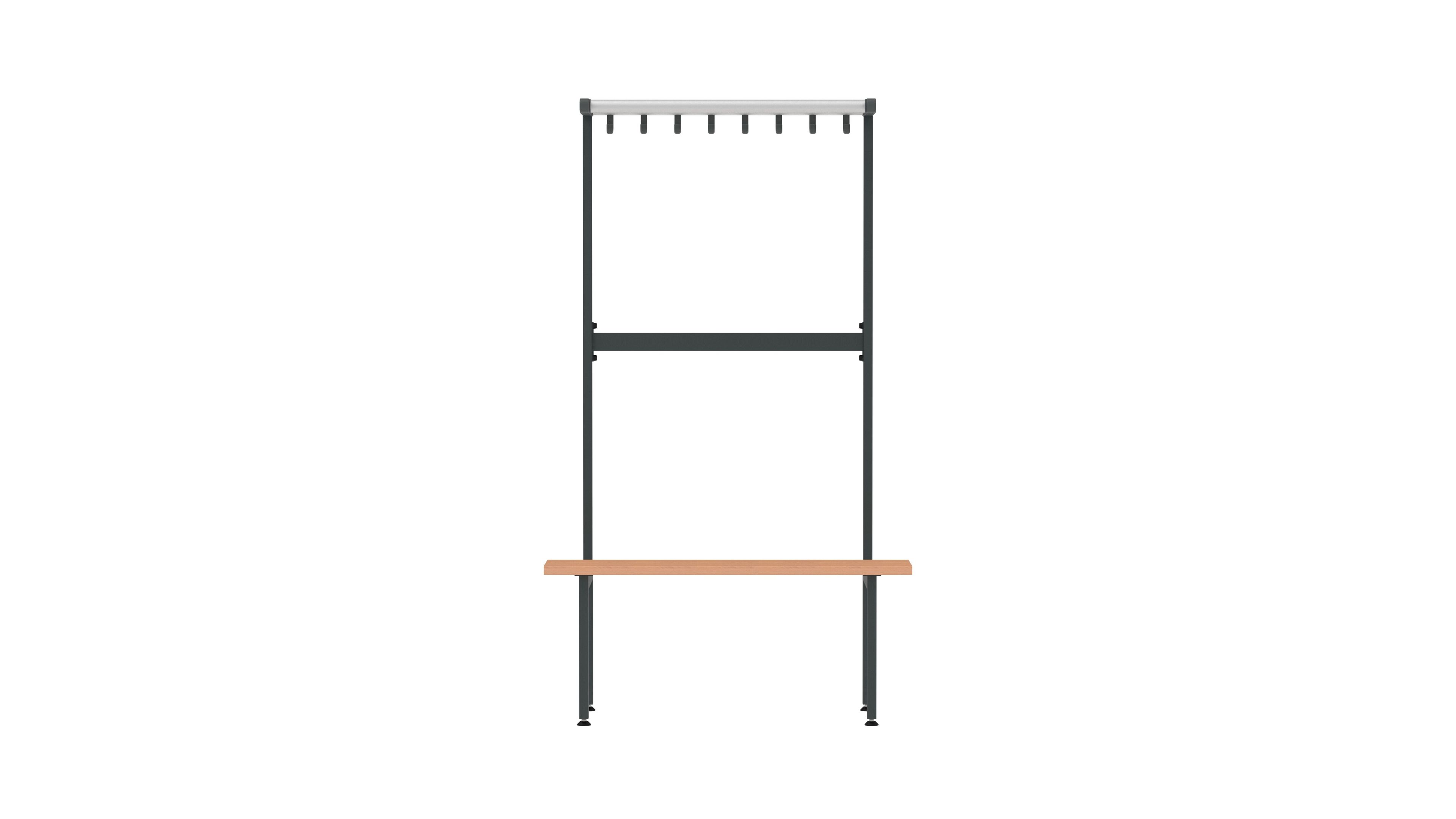 Стальная и деревянная скамейка для спортивных сооружений FUNCTIONALS Tertio ARCH-00085815 - Вид №10