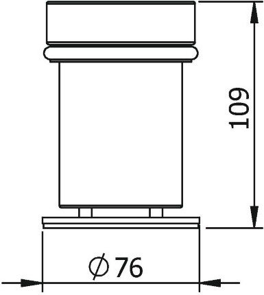 10913A Стакан ACCESSORIES настольный цвет хром LANGBERGER Accessories, ALSTER - Вид №2