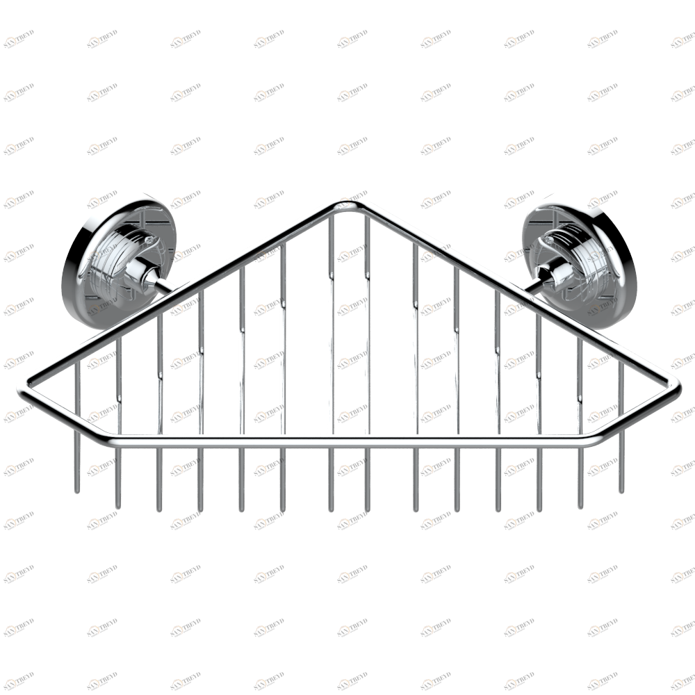 G7B-3623 Мыльница-сетка большая угловая с фланцами 200 x 200 мм Thg-paris Beaubourg с рукоятками Хром G7B-3623 CAT.A