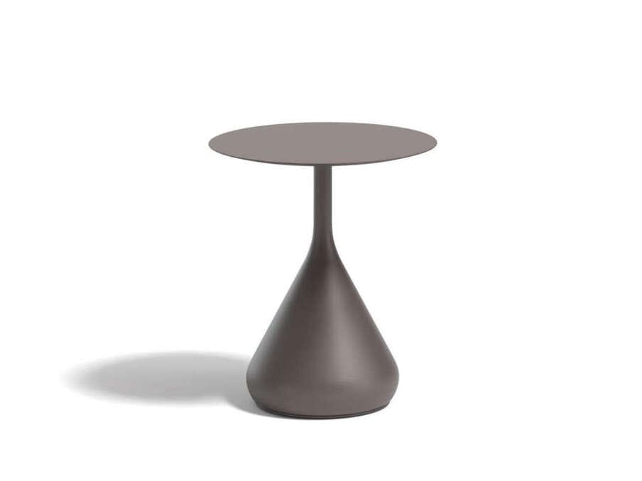 Круглый керамический садовый журнальный столик с верхней частью HPL DEDON SATELLITE ARCH-00032411