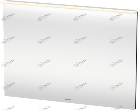 XL749704040 Зеркало изменяемой ширины с подсветкой X-Large #XL7497 1201-1800 x 36/105 мм Черный глянцевый лак Duravit
