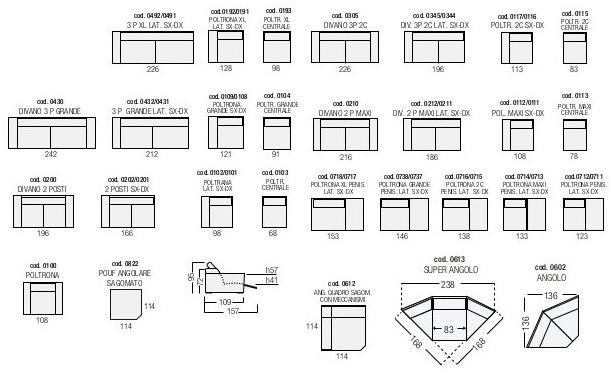 Egoitaliano Секционный раскладывающийся кожаный диван Beverly sun-id-1487151 - Вид №5