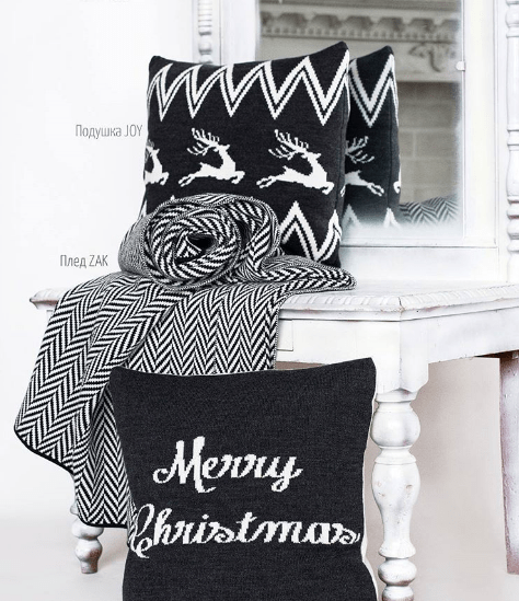 Плед ZAK APERO ДИЗАЙНЕРСКИЕ, ОРНАМЕНТ 010379 Серый  - Вид №1