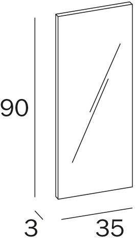 INDA® Прямоугольное настенное зеркало в современном стиле для ванной sun-id-1472864 - Вид №3