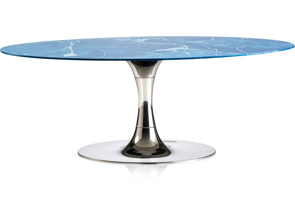 Алюминиевый овальный стол Vela Arredamenti ELLISSE ARCH-00028759 - Вид №3