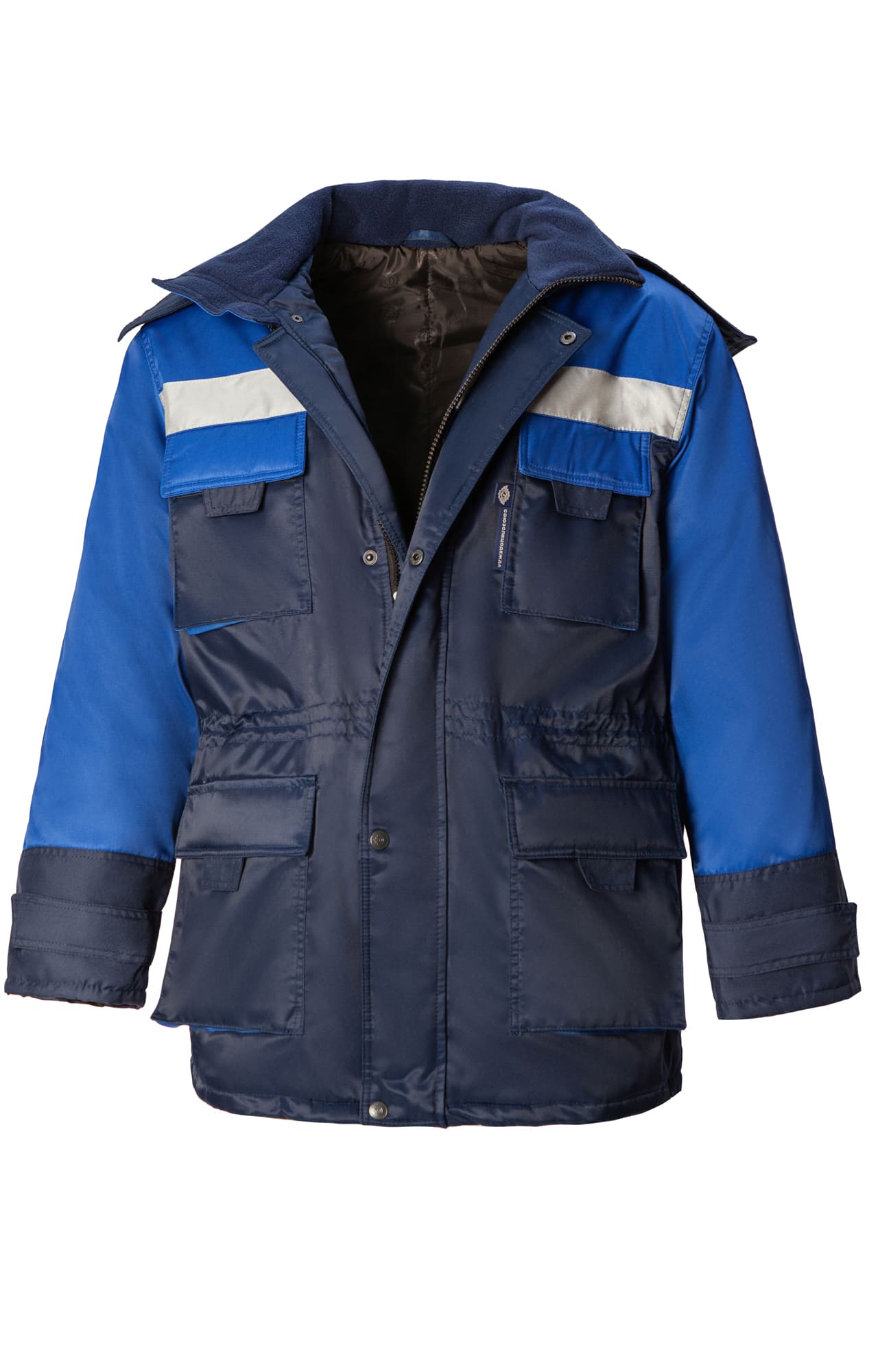 64875 Костюм "Вихрь" зимний василек-синий с СВП  Зимняя спецодежда  размер 60-62/182-188  - Вид №3