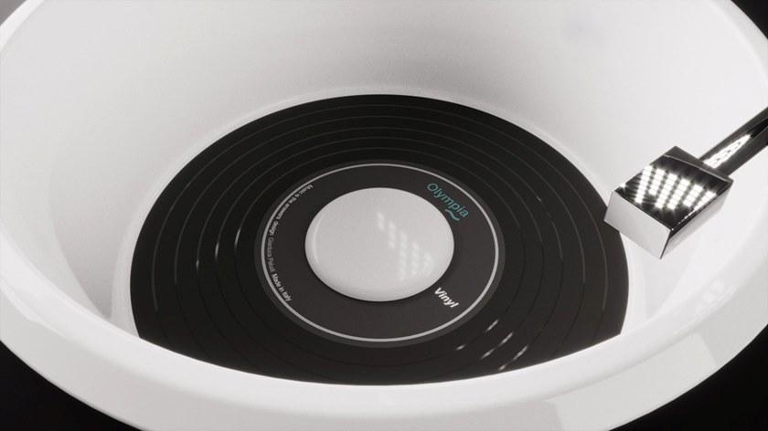 Olympia Ceramica Тумба под умывальник из железа с ящиками и полотенцесушителем Vinyl Vynilcom62 - Вид №7