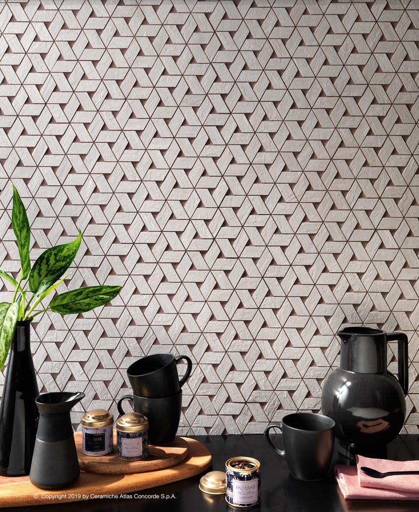 Atlas Concorde Белая плитка для стен с эффектом бетона Raw sun-id-1483334 - Вид №44