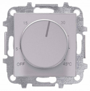 Лицевая панель ABB Sky терморегулятора серебристый алюминий 2CLA854090A1301