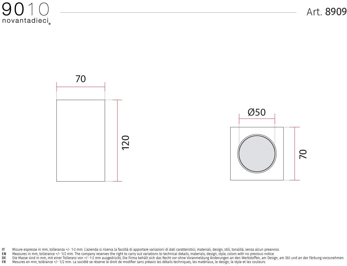 9010 novantadieci Потолочный светильник Cristaly®  8909  - Вид №1