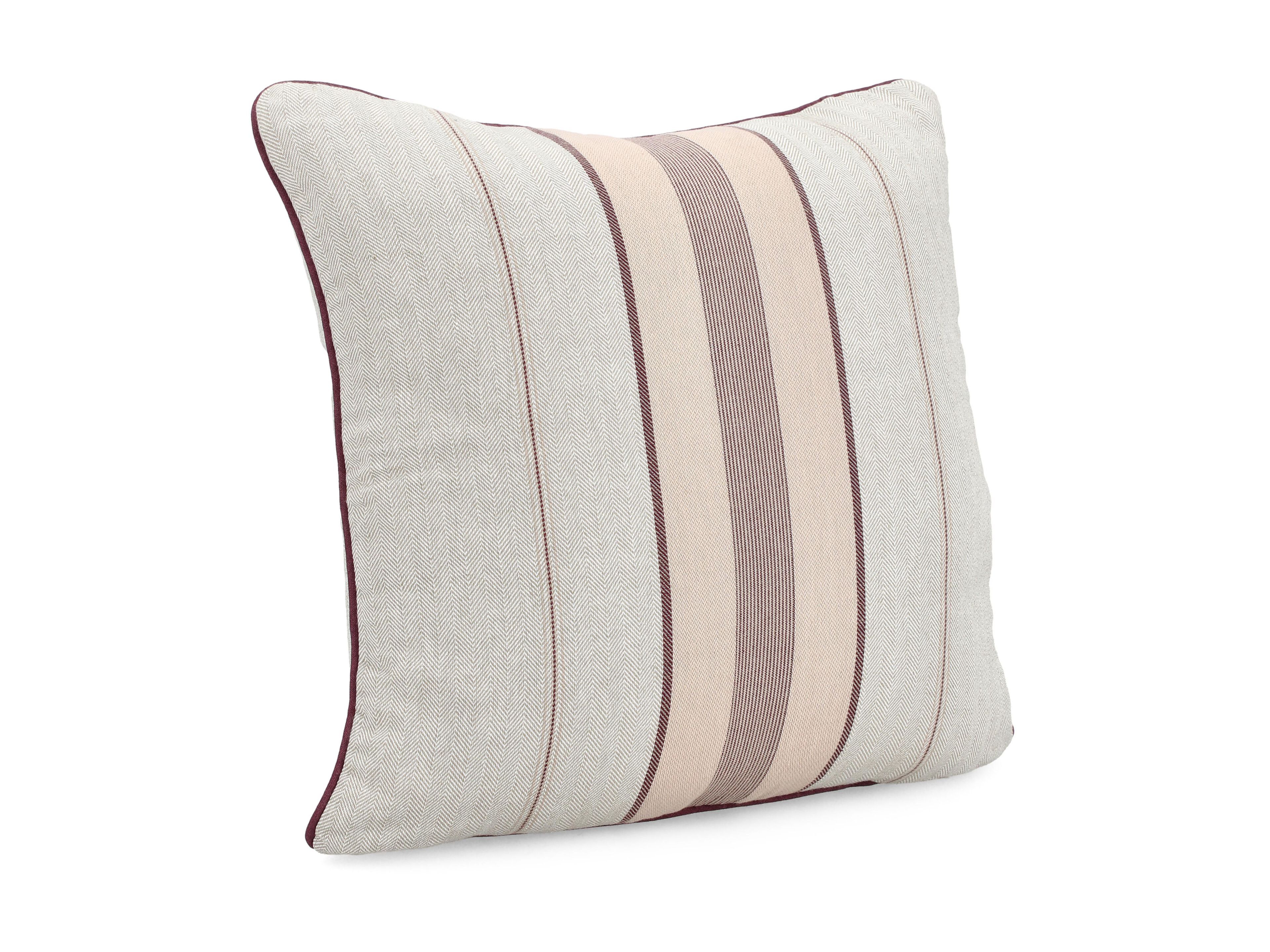 Квадратная подушка из ткани BIZZOTTO MORGAN ROSA BORDEAUX ARCH-00006271