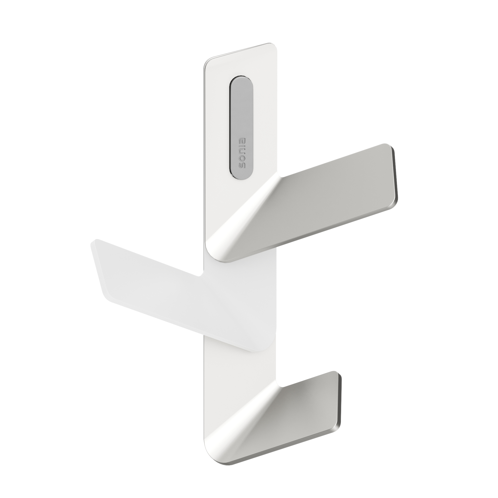 188543 Тройной крючок 21 см цвет Серый/Белый Sonia FLAMA Испания