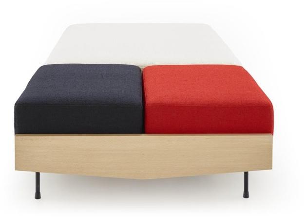 Ligne Roset Скамья со спинкой, обитая тканью  13201105  - Вид №3