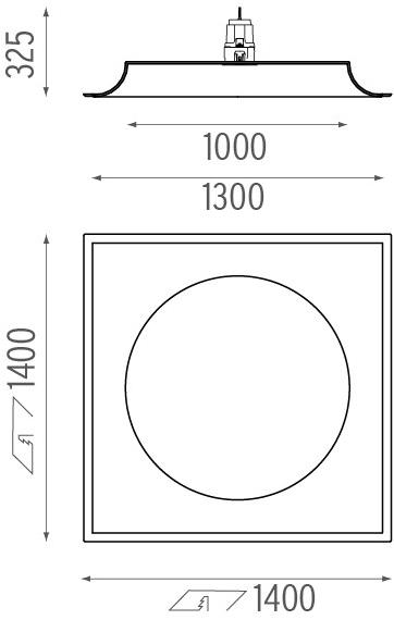 Flos Встраиваемый потолочный светильник отраженного света Soft collection - in sun-id-1356459 - Вид №4