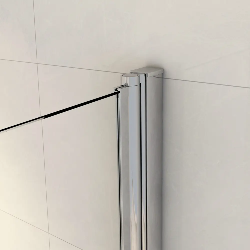 Ширма на ванну Sensea Essential поворотная 80x140 см прозрачное стекло профиль хром Без серии STLM-2068505 - Вид №2