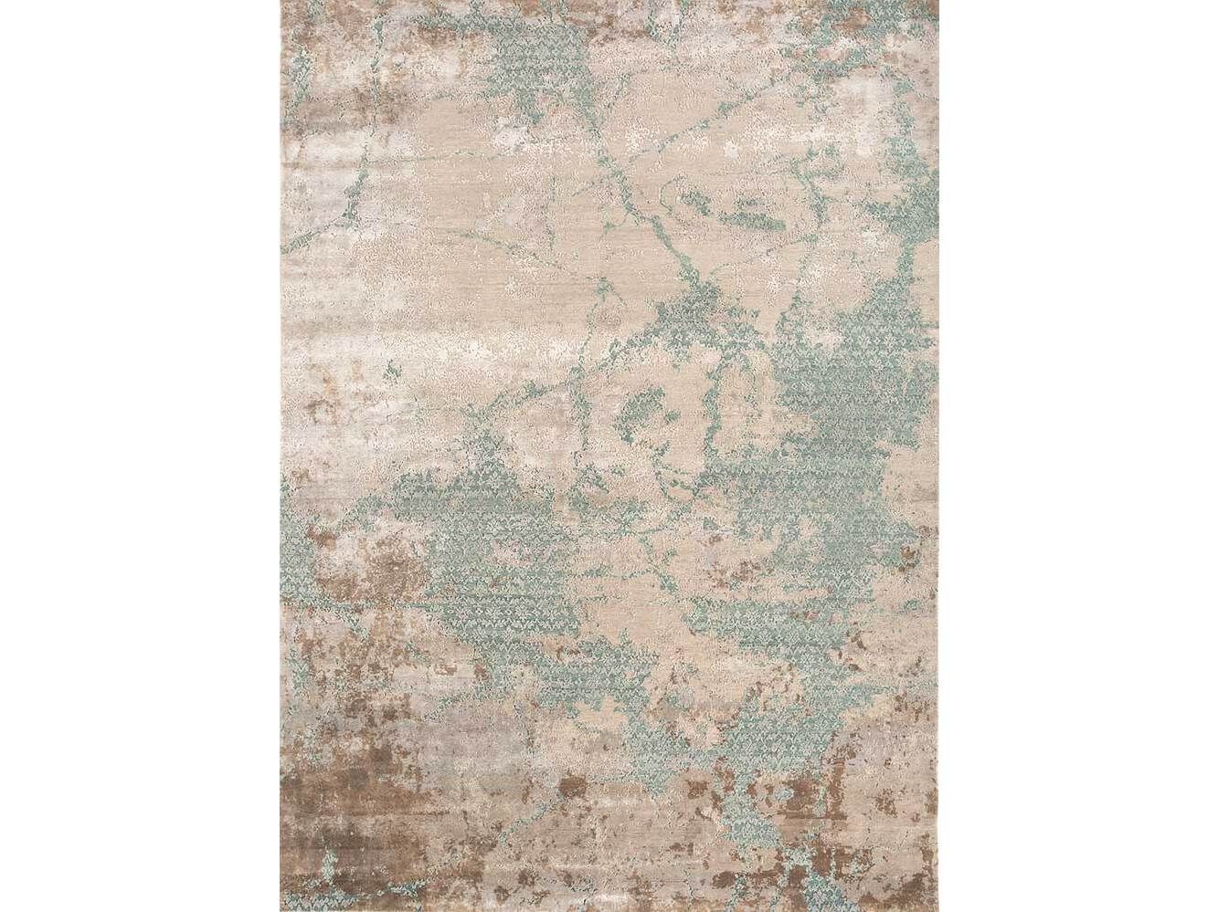 Бамбуковый Шелковый прямоугольный ковер ручной работы Jaipur Rugs Inde Rose-Nature and Heritage Intertwined ARCH-00053505