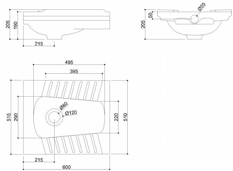 B41cqs02 Чаша генуа Белый Ponte Giulio Bagnocucciolo®-standard Италия - Вид №1
