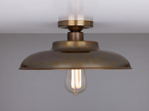 Потолочный светильник ручной работы из латуни