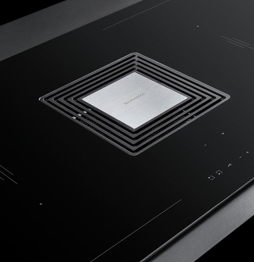 Barazza Индукционная стеклокерамическая плита со встроенной вытяжкой Zero 1pidz90i - Вид №3
