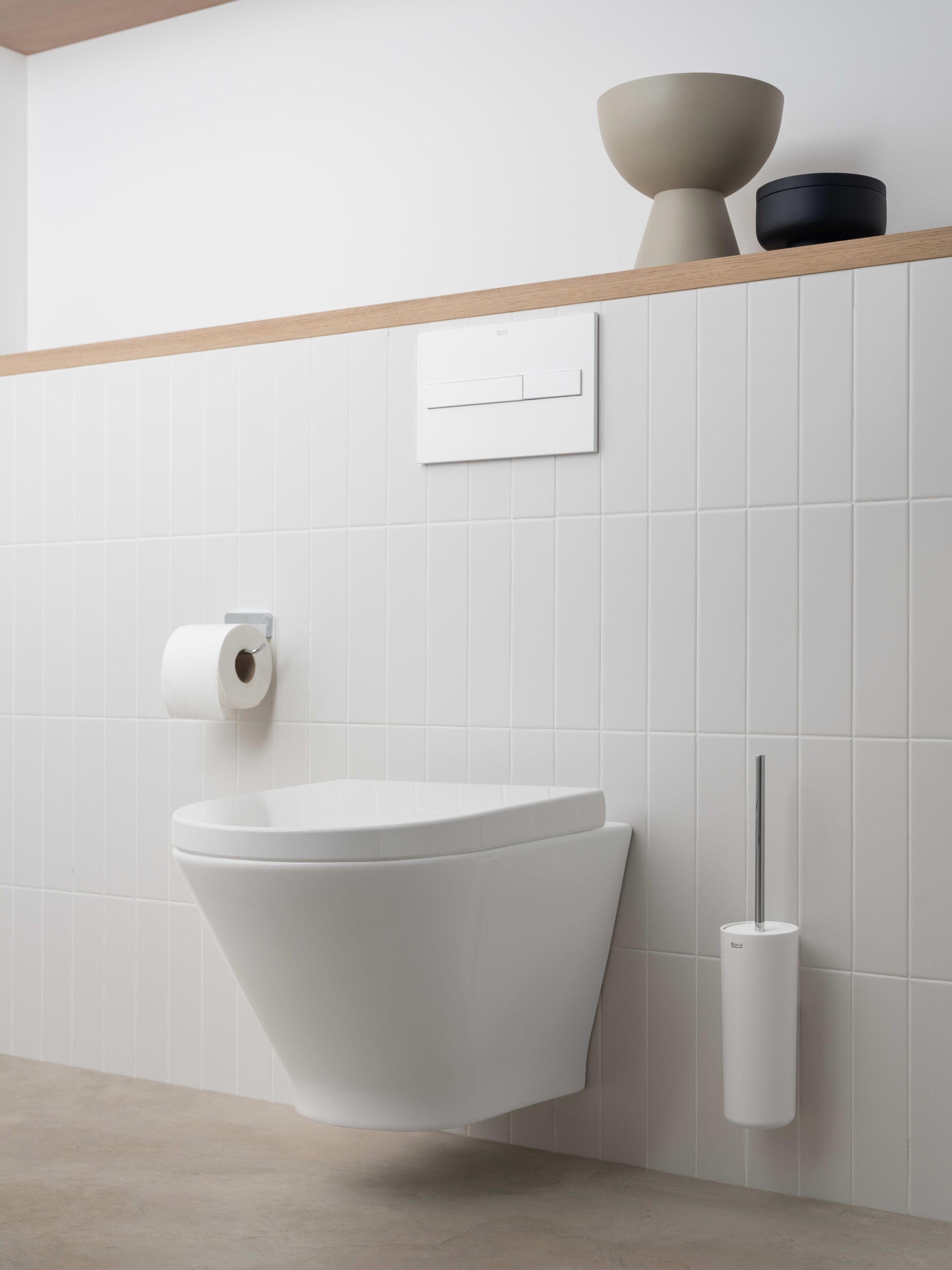 Пластиковая механическая туалетная панель управления Roca In-Wall Systems ARCH-00050214 - Вид №1