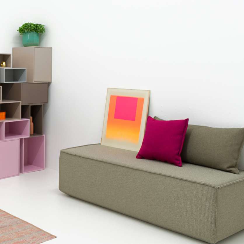 Модульный прямоугольный пуф из ткани Cubit by Mymito ARCH-00027759 - Вид №40