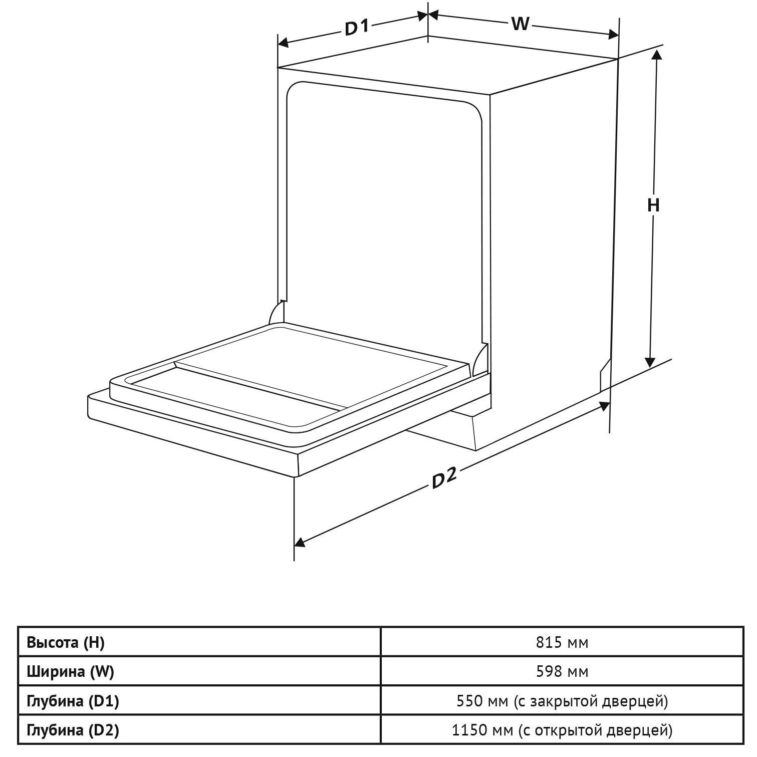 8163703 Встраиваемая посудомоечная машина Korting KDI 60980 STDN-0124265 - Вид №6
