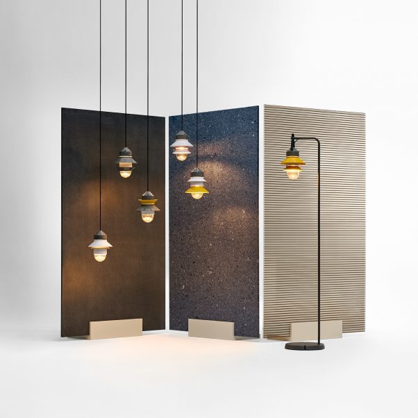 094527 Уличный подвесной светильник горчичный Marset Santorini - Вид №2