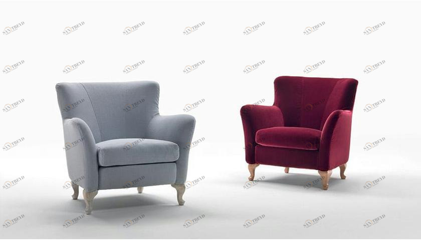 Marac Кресло из ткани с подлокотниками Alan sun-id-1408313