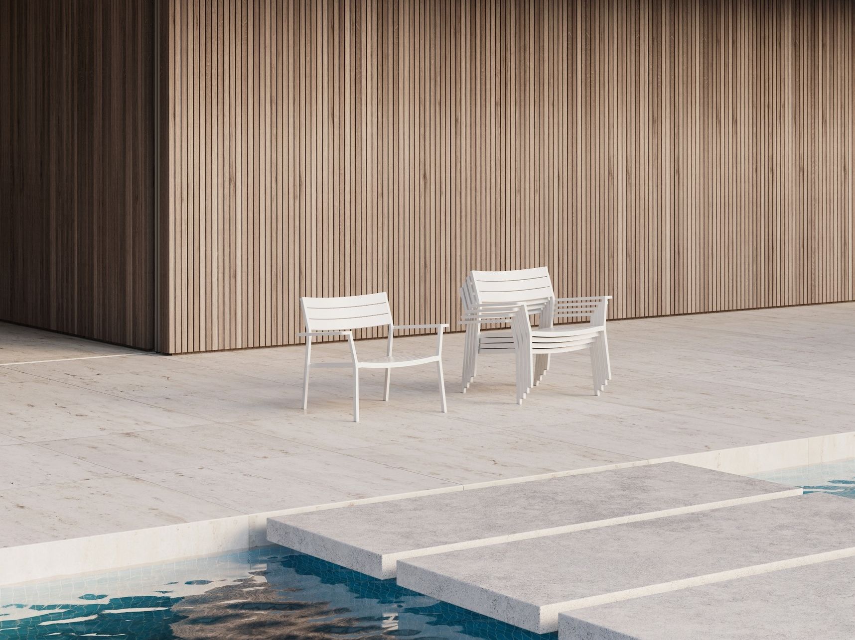 Алюминиевое кресло с порошковым покрытием Case Eos ARCH-00108936 - Вид №17